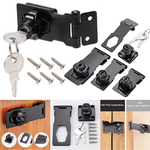 Chrome locking hasp and staple - locking,