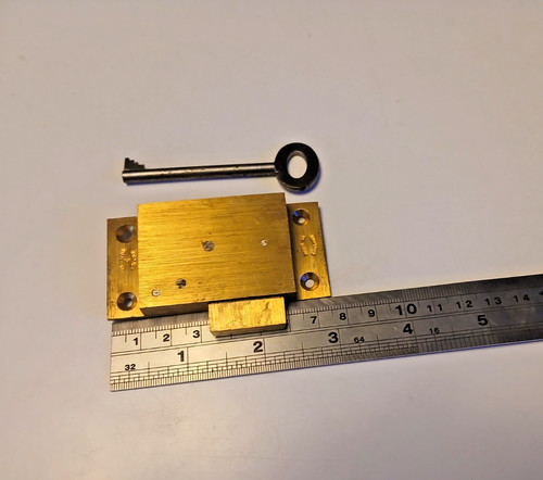 Brass cabinet cupboard - brass, lock