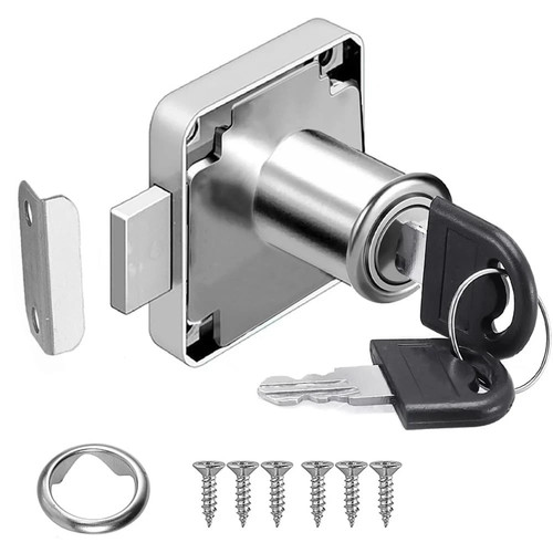 22mm cam lock with - cam, zinc