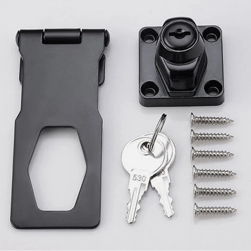 Locking hasp and staple - locking,
