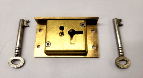 Cut cupboard lock - cut,