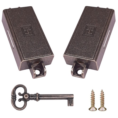 Cabinet lock with - lock, key