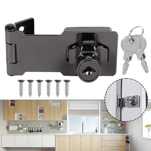 Locking hasp and staple keys - hasp,
